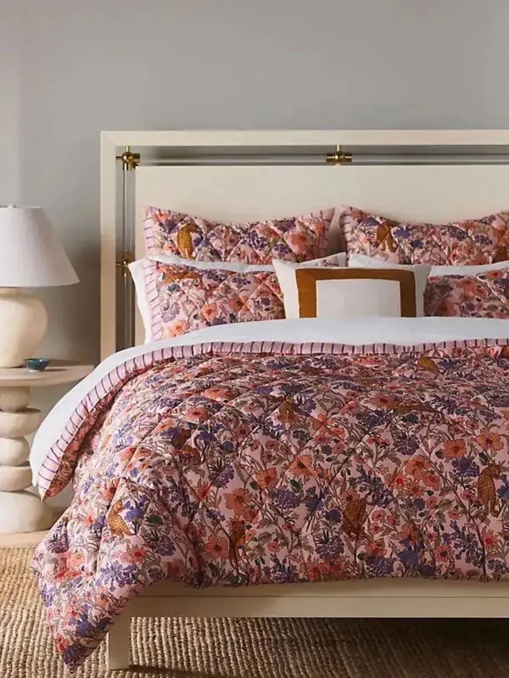 New Anthropologie MAEVE Organic Sateen Adelaide Quilt King Size